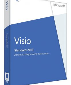 B009SPNLUE Microsoft Visio Standard 2013 Key Card (No Disc)