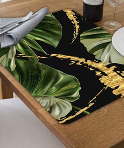 B08WPPB64N Set of 4 Unique Rigid brilliant Placemats or chargers in mexican wood handmade artisan work. Covered with resin and durable materials. Ideal for Dining Table PARADISE TROPIC - Free Express Shipping