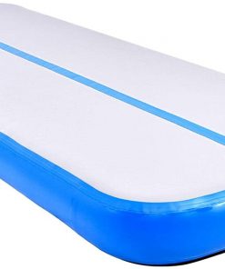 B08VF13XV6 Onlyonehere Inflatable Air Gymnastics Mat Gymnastics Track Training Mats Yoga Floor Cheerleading Landing Taekwondo Training Kungfu Exercise Mats with Electric Air Pump for Home Gymnasium Beach