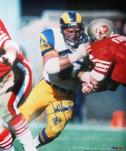 B08TP7N34F Jack Youngblood Signed Los Angeles Rams vs 49ers Action 16x20 Photo w/HF'01