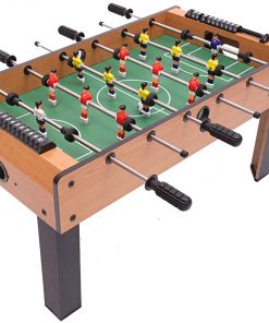 B08VFTBCW1 Free Standing Foosball Table, Tabletop Soccer Game with Legs, Recreational Hand Soccer for Arcades, Game Room, Bars, Parties, Family Night