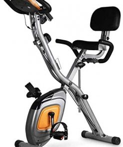B08TM7QRKB Haieshop Exercise Bike Home Ultra-Quiet Folding Indoor Fitness Equipment Fitness Equipment for Arm and Leg Training (Color : B)