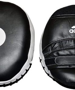 B00653MODC adidas Unisex's Ultimate Classic Air Focus Mitts Pro Boxing Gym Training Pads, Black, 10"