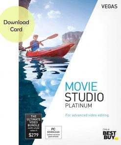 B08VBDY53L MAGIX Vegas Movie Studio Platinum 17 â€“ Download Card â€“ For Advanced Video Editing