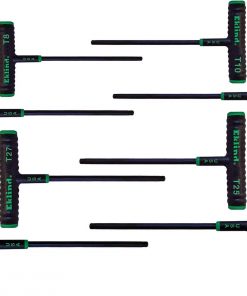 B08VRD69F7 EKLIND 68688 Power-T Handle TORX star Key - 8pc set T8-T40 (6In shaft) (Single Pack)