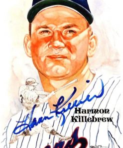 B08VFFZCC9 Harmon Killebrew Signed Autographed Perez-Steele Postcard Twins PSA F44818