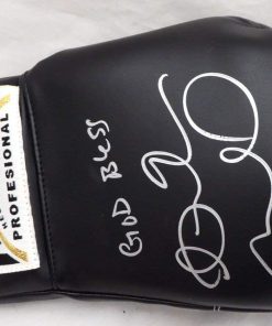 B08WPWCCBS Authentic Autographed Andre Ward Black Reyes Boxing Glove God Bless, S.O.G. & World Champ RH Beckett BAS