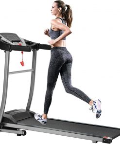 B08S2W8F5R Merax Folding Electric Treadmill Motorized Running Machine Easy Assembly Electric Treadmills for Home, Motorized Fitness Compact Running Equipment with LCD for Home