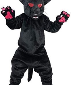 B08S74DRNL Black Fox Dog Husky Wolf Fursuit Mascot Costume Adult Size for Men & Women