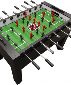 B002LHP7JE Warrior Table Soccer Pro Foosball Table 2020 Model 56 Inch Black