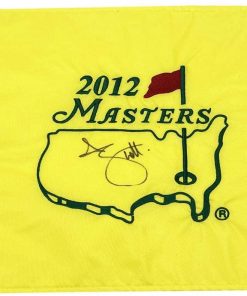 B08W2LQPVG Authentic Autographed Adam Scott 2012 Masters Flag ~ Certified