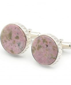B08WWS8FF3 Cufflinks with Piemontite and 925 Silver