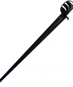 B007KKDAG4 Red Dragon Armoury Synthetic Basket Hilt Sparring Sword - Black Blade