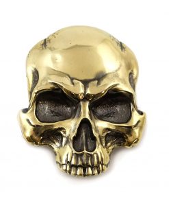 B08RJV4G1W Skull belt buckle, Human skull solid brass belt buckle, solid brass belt buckle with skull