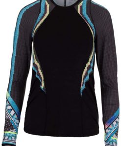 B08VDJ9S9L Lucky In Love Women`s Long Sleeve Tennis Top Square Are You ( )