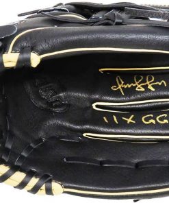 B08VF962VJ Omar Vizquel Signed Wilson Black Fielders Glove w/11x GG