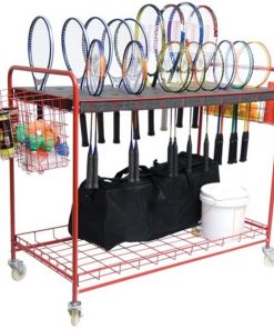 B00407UNM4 BSN Sports Racquet Storage Cart