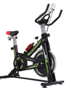 B08WKVVHL5 Fitness Bicycle with Screen, Stationary Indoor Cardio Fitness Bicycle, w/Adjustable Seat & PC Stand, Belt Drive Bike with Drink Bottle & Heavy Fly Wheel, Ultra-quiet Exercise Bike for Home/Gym