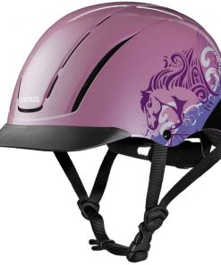 B004V4XDKA Troxel Pink Dreamscape Spirit Riding Helmet medium
