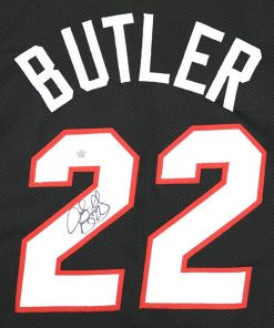 B08RP6LPTN Jimmy Butler Miami Heat Signed Autographed Black #22 Custom Jersey PAAS COA