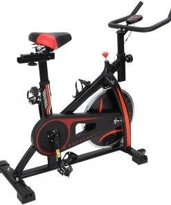 B08TLWYC6L Exercise Bike Cardio Training Bicycle Stationary Weight Capacity 440Lbs Indoor Cycling Bike With LCD Digital Monitor Water Bottle Holder