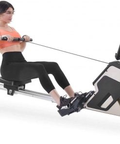 B08TC6VHBZ ZouYongKang Magnetic Rowing Machine Rower 8 Level Resistance Cardio Training Row Machine Fitness for Home Use Workout, Silent System Workout for Home Office Useï¼ŒLED Monitor
