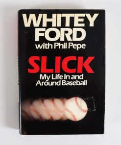 B08VFBXGNL Whitey Ford Signed Book Yankees Slick My Life In and Around Baseball - COA