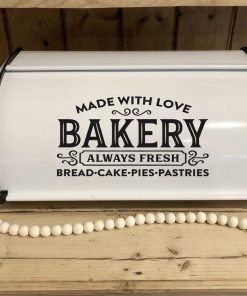 B08T21XWK6 Farmhouse Vintage Bread Box Home Decor