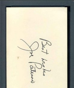 B08TW16PLQ Joe Paterno PSA DNA Coa Signed 3x5 Index Card Autograph