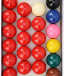 B08X1TRS2F Bnineteenteam Snooker Balls Set, 22 Pcs 2.1 Inch Snooker Resin Balls Set Billiard Pool Table Balls British Billiards Balls