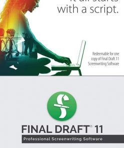 B08TPD12QJ Final Draft 11 - Professional Screenwriting Software for Television, Film, Stage â€“ Academic Edition (Download Card)