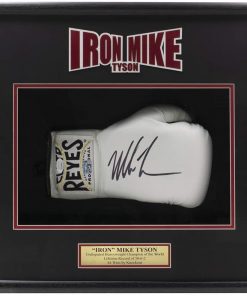 B08WHJYCDM Mike Tyson Signed White Cleto Reyes Boxing Glove Shadowbox JSA ITP