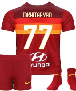 B08TVHCV3D 2020-2021 AS Roma Home Infants Kit (Henrikh Mkhitaryan 77)