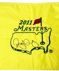 B08W2LG48D Authentic Autographed Rory McIlroy 2011 Masters Pin Flag ~ PSA/DNA LOA