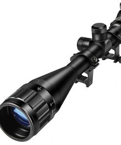 B007UT3N4Y CVLIFE Hunting Rifle Scope 6-24x50 AOE Red and Green Illuminated Gun Scope with Free Mount