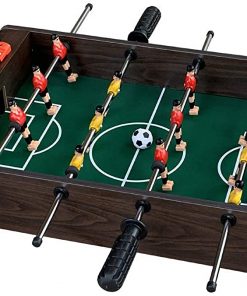 B08VGQ77ST LLZH Foosball Table for Kids, Portable Mini Football Table, for Indoor Play, Tabletop Soccer Game for Game Room & Family Game Night
