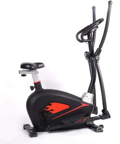 B08SR3PPBD QERNTPEY Exercise Bike Multifunctional Elliptical Machine Home use magnetron Silent Space Walker Muscle Training Men and Women Exercise Bike Full Body Exercise (Color : Black, Size : OneSize)