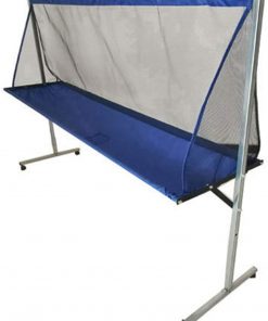 B08SW5JZNH Ping Pong Table Tennis Catcher Net with Roller Training Practice Set - Portable Ball Catch Netting Compatible with All Robot Trainer Equipment