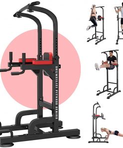 B08S6K7WWY XSSFCC Power Tower Dip Station Pull Up Bar for Home Gym Strength Training Workout Equipment, 220Lb New Version - Relife Rebuild Your Life