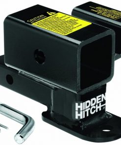 B001G4XN1C Hidden Hitch 65704 Black ATV and UTV Universal Receiver Hitch