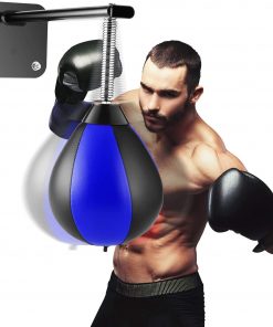 B08TVJVTGT Aceshin Speed Bag Wall Hanging Boxing Punching Bag Stress Relief Training Ball Home Outdoors Gift for Boys Him Father Kids