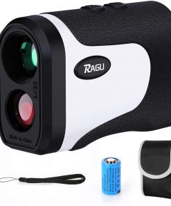 B08T5ZNS31 RAGU Golf Rangefinder, DZ600AG Laser Range Finder with 656 Yards Range, 6X Magnification, Flag Lock, Slope Measurement, and Battery