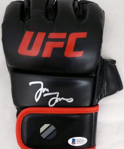 B08WQ7TFZ9 Authentic Autographed Jon Bones Jones UFC Fighting Glove LH Beckett BAS