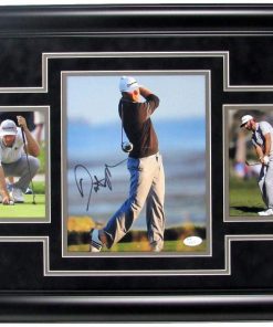 B08STSNXF2 Dustin Johnson PGA Champ Signed/Autographed 8x10 Photo Collage Framed JSA 157200