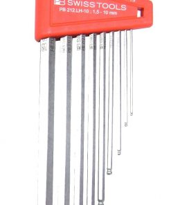 B001EQADTC PB Swiss PB 212LH-10 9 Piece Long Chrome Ball point Hex/Allen Key Set
