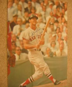 B00AK5036Q * CARL YASTRZEMSKI * Red Sox rare signed 1968 Sports Illustrated poster/UACC RD # 212