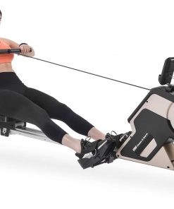 B08TM29L7Q zhangwei Magnetic Rowing Machine Compact Indoor Rower with Magnetic Tension System, LED Monitor and 8-Level Resistance Adjustment Fitness Equipment for Home Gym