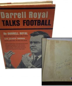 B08W2JBVL5 Authentic Autographed Darrell Royal Talks Football Book ~ PSA/DNA