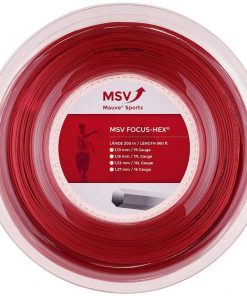 B001OHVPV6 MSV Unisex's Focus-Hex String Reel-Red, 1.23 mm