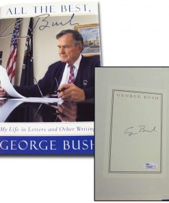 B08W2LG76X Authentic Autographed George H.W. Bush Book All The Best: My Life in Letters and Other Writings ~ JSA